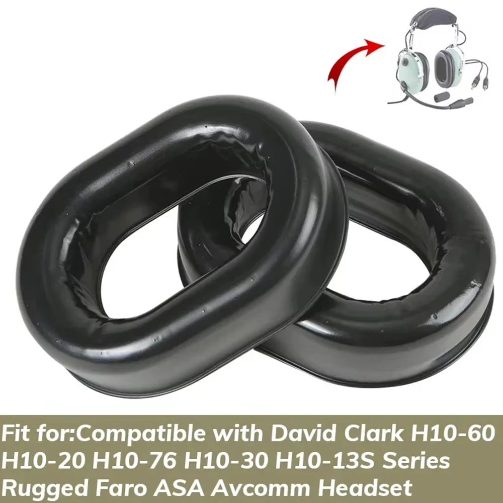 Replacement Gel Ear Cushion Pads Earpad Compatible with David Clark H10-60 H10-20 H10-13.4 H10-76 H10-30 H10-13S Series Headset