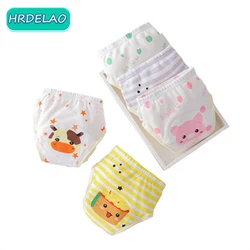 New Ins Cartoon Cartoon Fruit Vegetable Lemon Waterproof Pull Up Pants Gauze Diaper Cotton Pants Pull Up Pant for Children Gifts