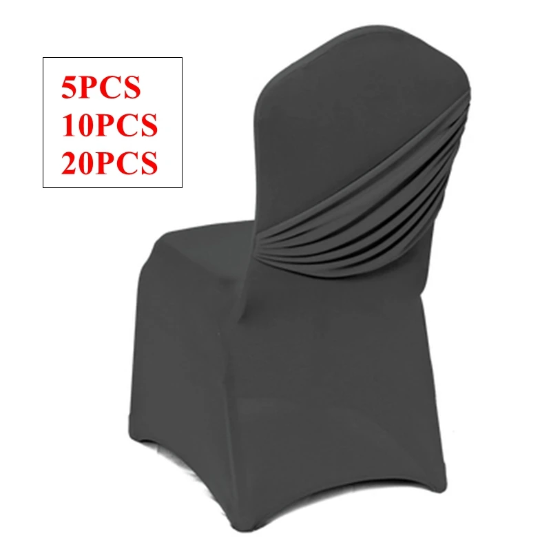 

New Design 100% Poly Universal Banquet Spandex Chair Cover For Wedding Eent Chirstmas Dinner Decoration