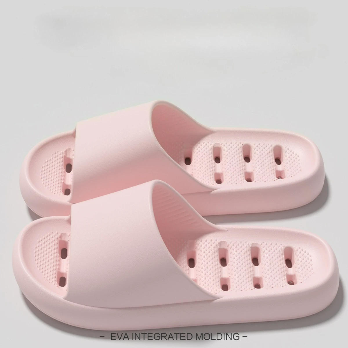 EVA Hotel Slippers Couple Style Family Accommodation Gym Bathroom Leak Shower  Non Slip Breathable  Summer Indoor Women's Shoes