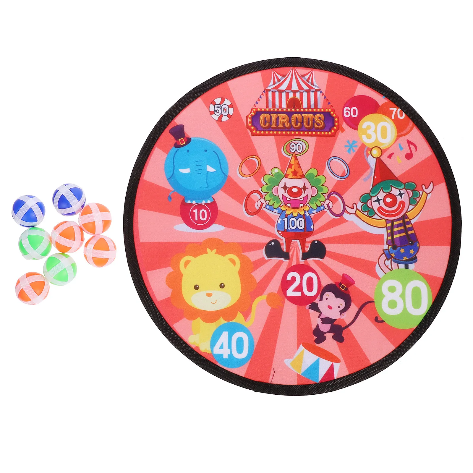 

1Set Sticky Ball Dartboard Game for Kids Indoor Outdoor Play Board with Safe Adhesive Balls to Improve Hand Eye Coordination