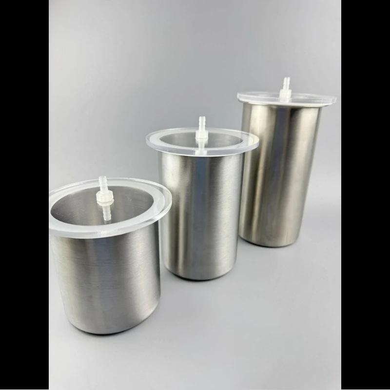 Stainless Steel Vacuum Defoaming Tank, Electric Vacuum Sealing Tank, Transparent Lid, Silicone Drip, AB Glue Defoaming Bucket