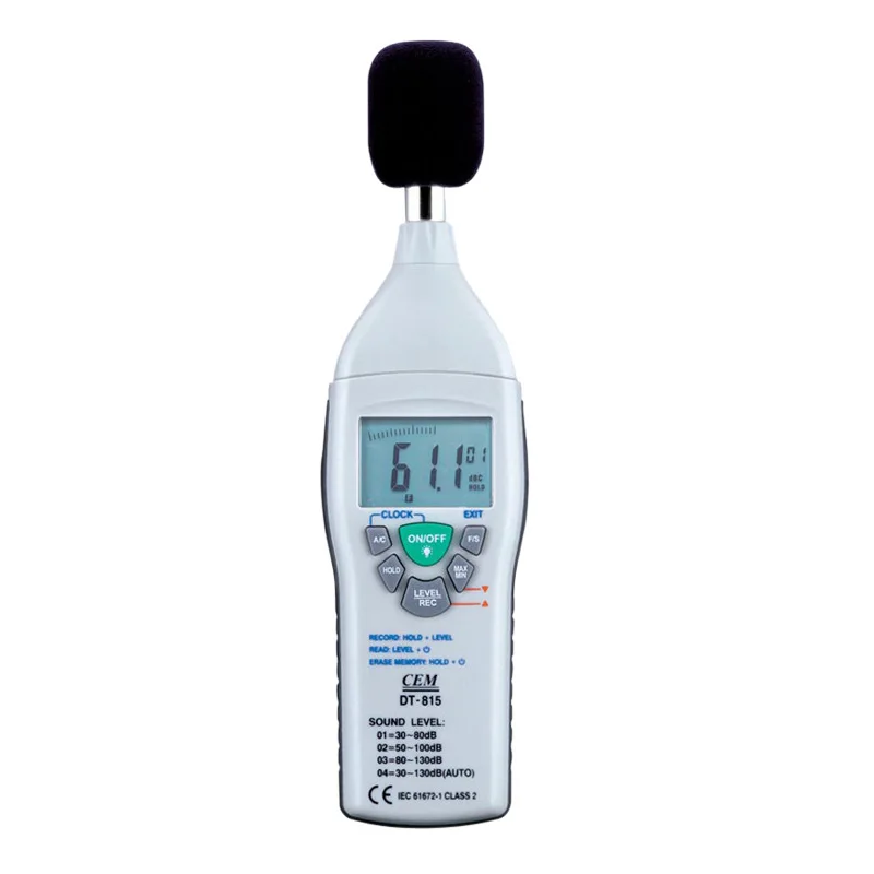 

New DT-815 digital noise decibel meter Noise detection Volume test Sound level meter