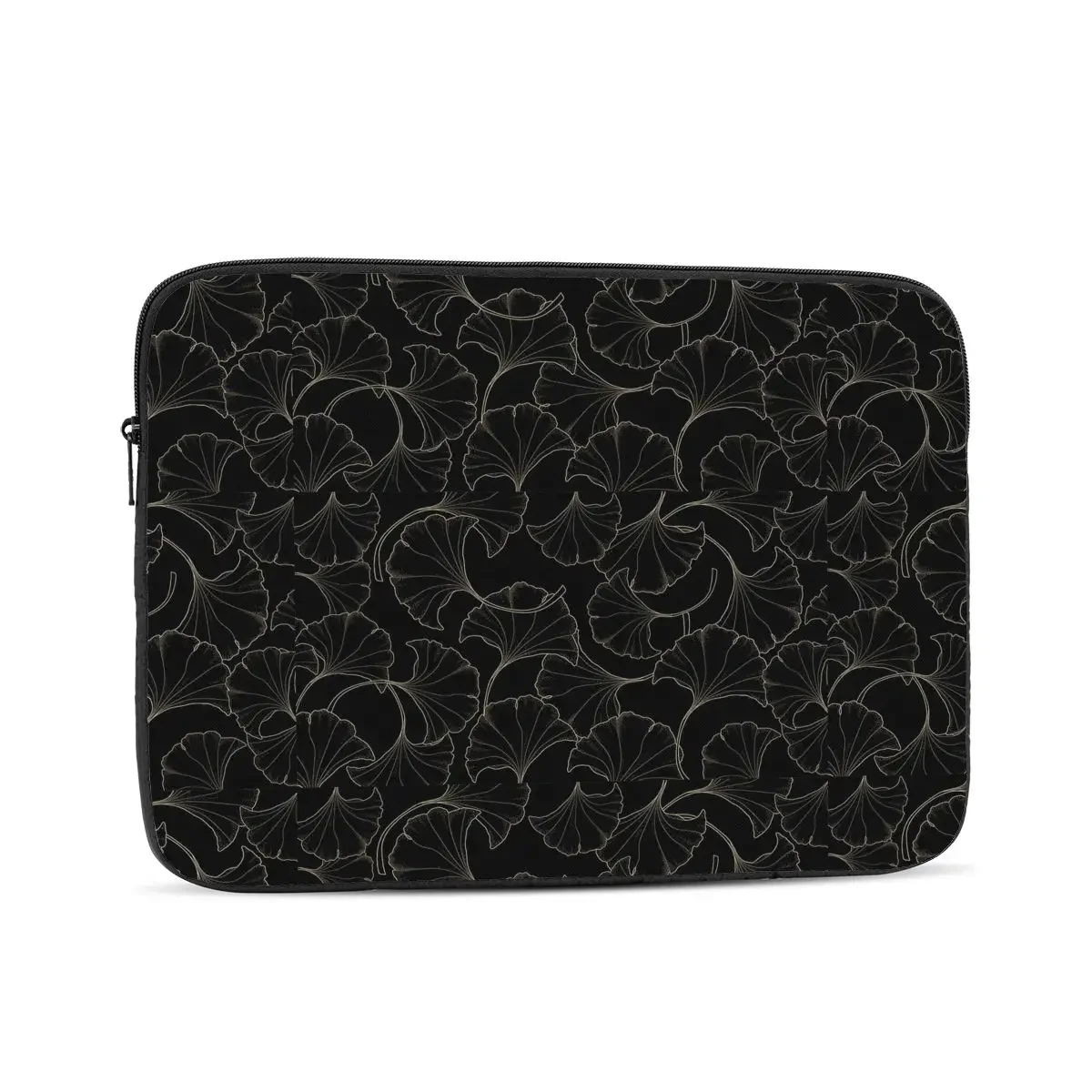 Juste pour ordinateur portable avec motif sans couture, Ginkgo Biloba, Juste pour iPad, Juste pour ordinateur portable, Juste pour ordinateur portable, Poudres, Sac noir de luxe