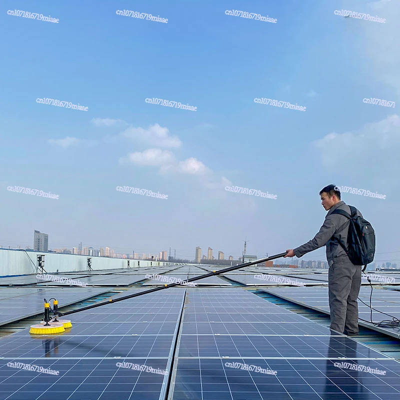 

Double Head Solar Panel Cleaning Brush Telescopic Solar Panel Cleaning Brush