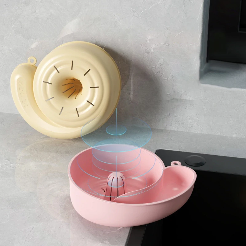 معلقة فصل الجافة والرطبة الفاكهة والخضروات سلة المرشح لكمة خالية بالوعة استنزاف رف صغير الحلزون التلقائي استنزاف سلة