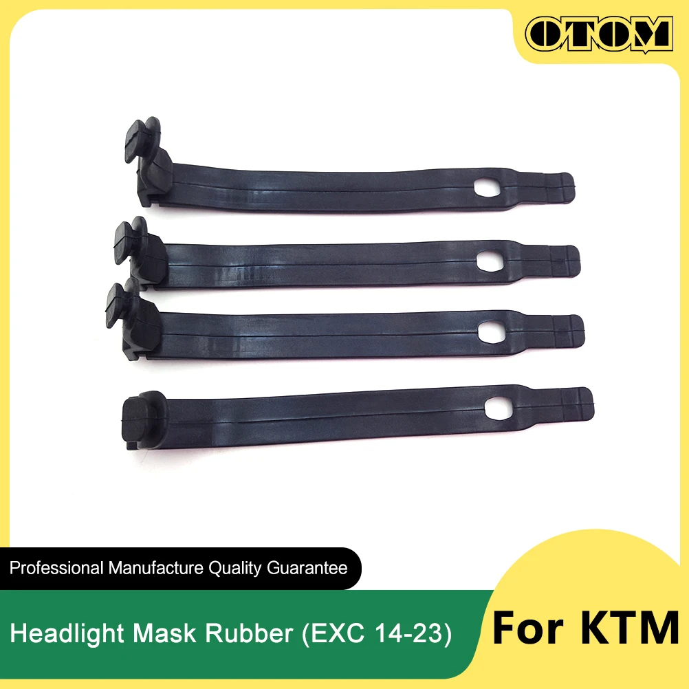 

OTOM 2023 Motorcycle Headlamp Mask Rubber Headlight Bracket Fixing Strips For KTM HUSQVARNA GASGAS EXC150 XCW FE350 TX125 EC350F