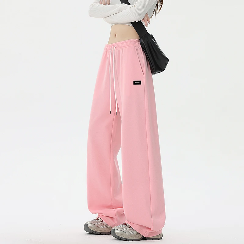 

Trendy Youth Straight Leg Casual Pants Loose Wide Leg Men's plus Size Teenagers Versatile Straight Tube Pants for Men