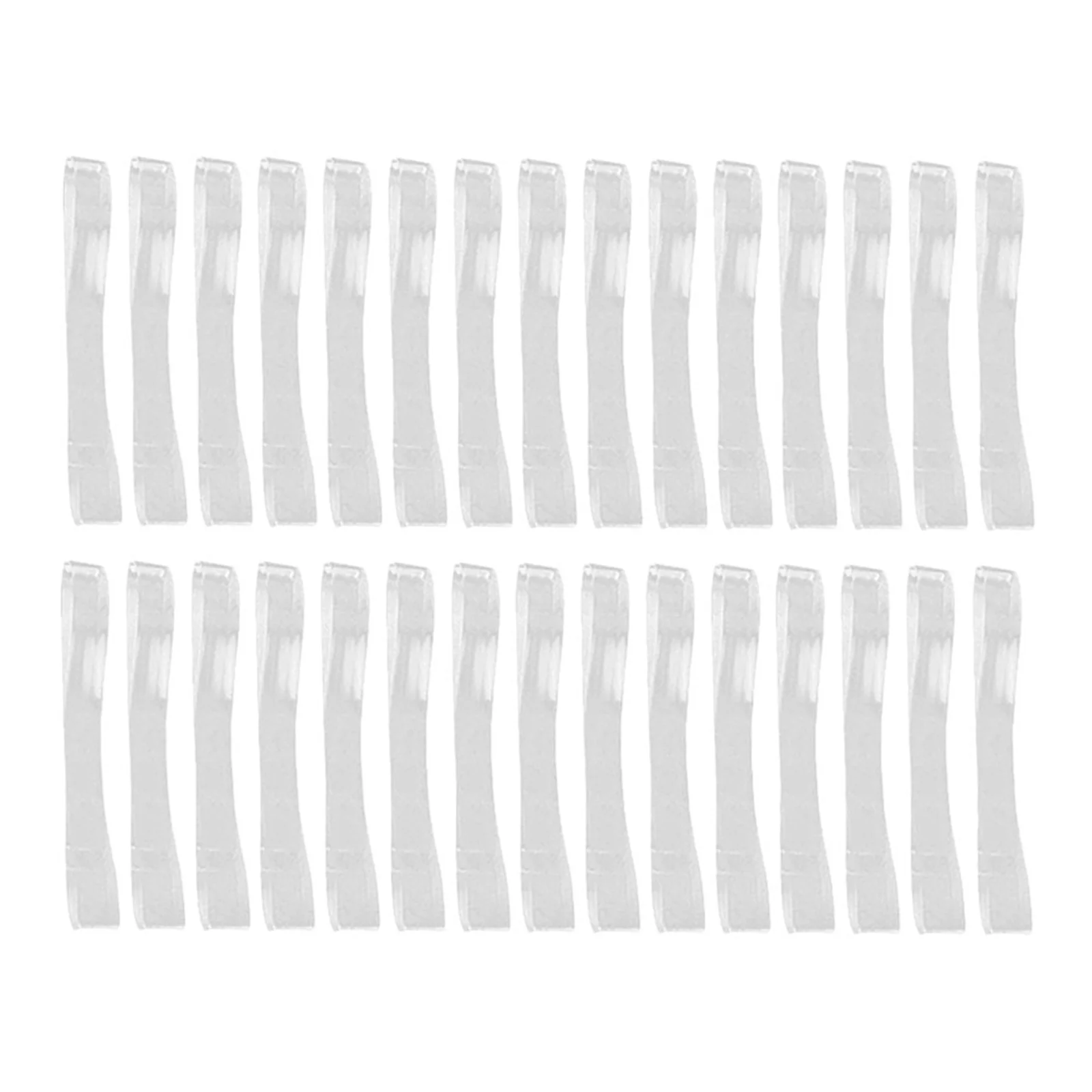 

30Pcs Transparent High Heel Shoe Straps Gel Fixators Anti-Slip Elastic Invisible Heel Strap Shoe Straps for Heels