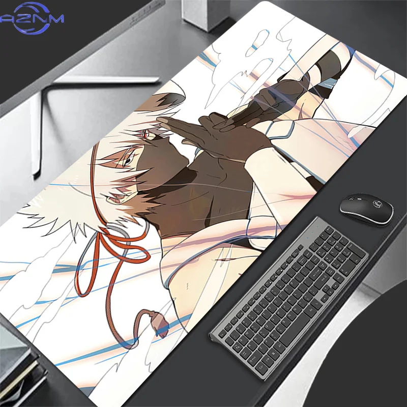 Popular Mouse Pad Naruto Kakashi Hatake Large Gamer Keyboard Desk Mouse Mat Laptop Rubber Tapis Souris Gaming Notbook Mousepad