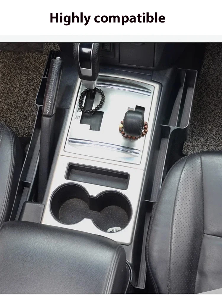 For storage and organization Armrest box center console seat gap storage box for Mitsubishi Montero/Pajero 4