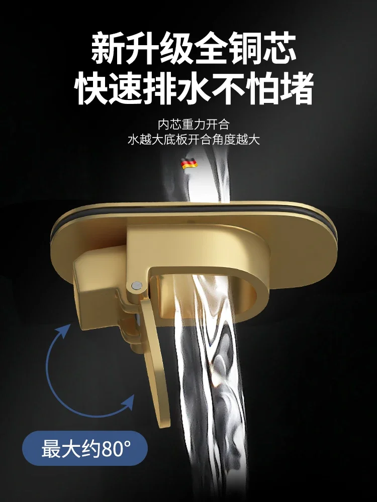 Deodorant linear strip gun gray full copper core extended linear shower bathroom partition