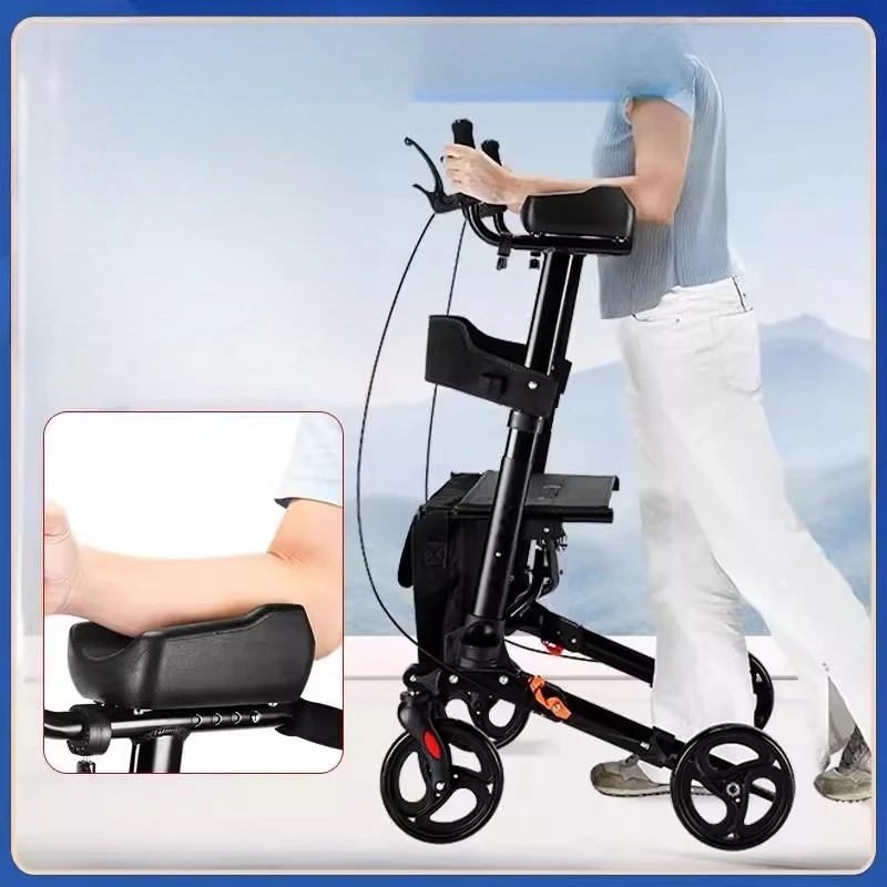 

The elderly assisted walker patient lumbar fracture after surgery walker four-wheel rehabilitation