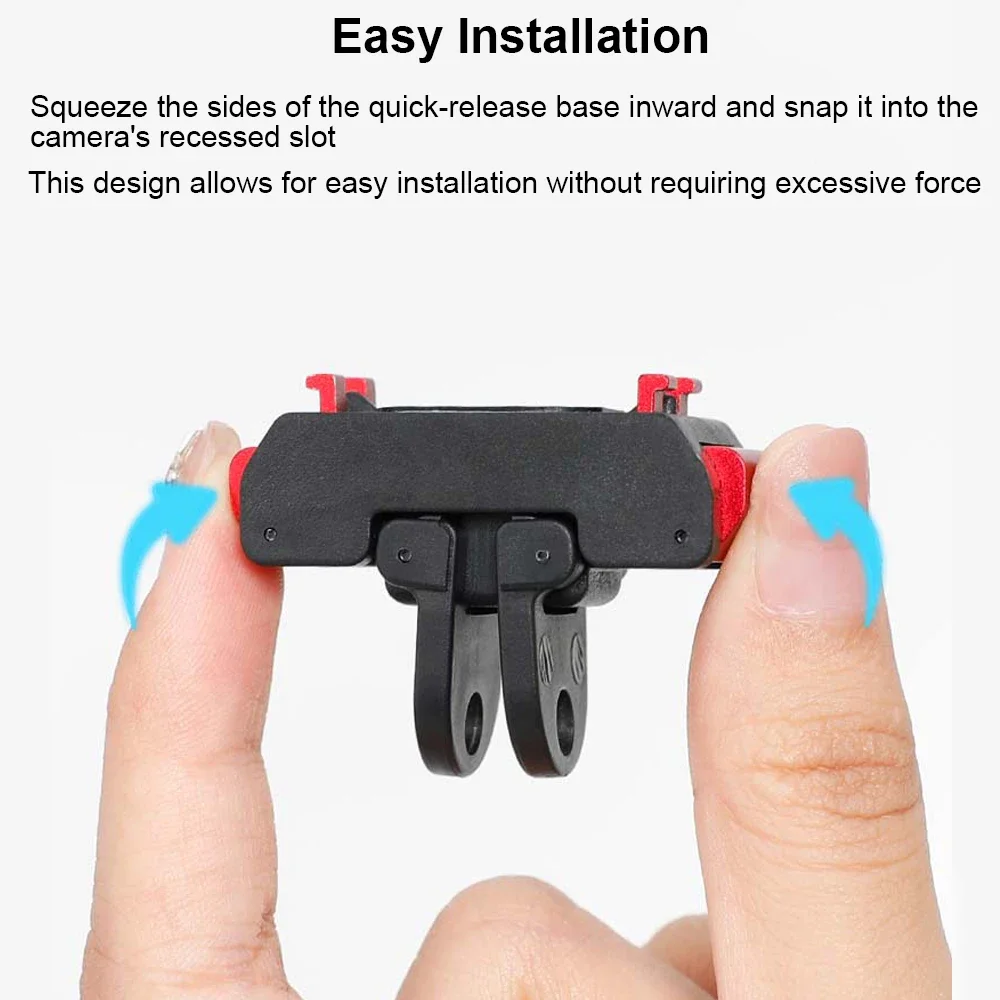 Camera Magnetic Quick Release Adapter Mount for insta360 X5 Camera Aluminum Alloy+ plastic Camera Stand Mount Adapter for 360 X5