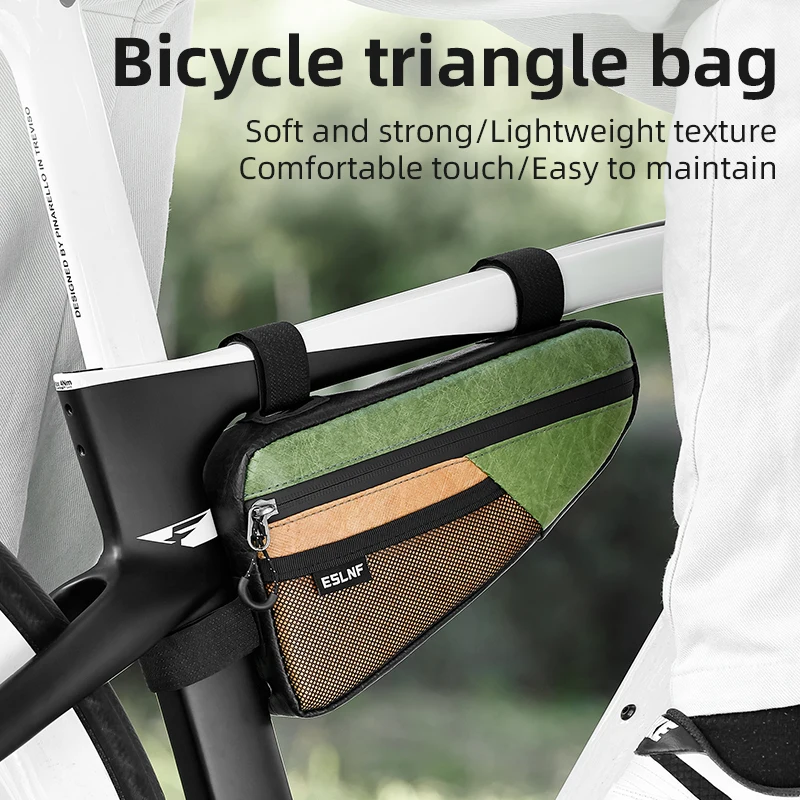 Waterproof Large Capacity Bike Top Tube Triangle Frame Bag Universal Fit for MTB Road Bikes