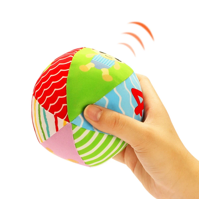 Brinquedos do bebê 0 12 meses de pelúcia macia sensorial chocalho bola brinquedo para recém-nascidos dos desenhos animados animais brinquedos interativos brinquedo educativo crianças bola