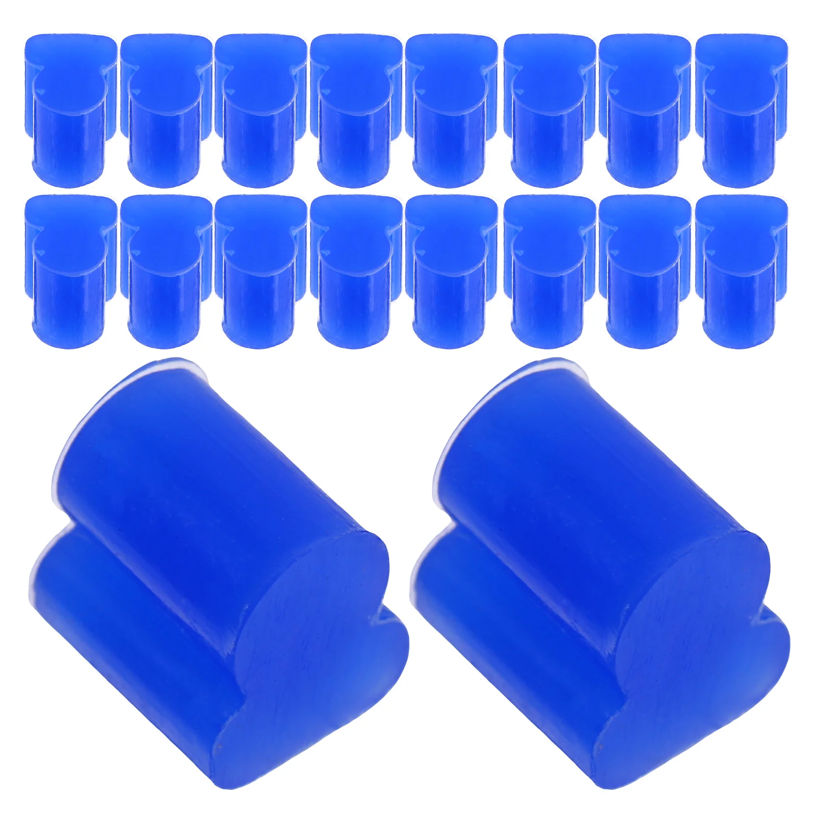 

20pcs Trombone Mute Silicone French Horn Stoppers Soft Noise Reduction Pads Brass Instruments Practice Tone Enhancement Comfort