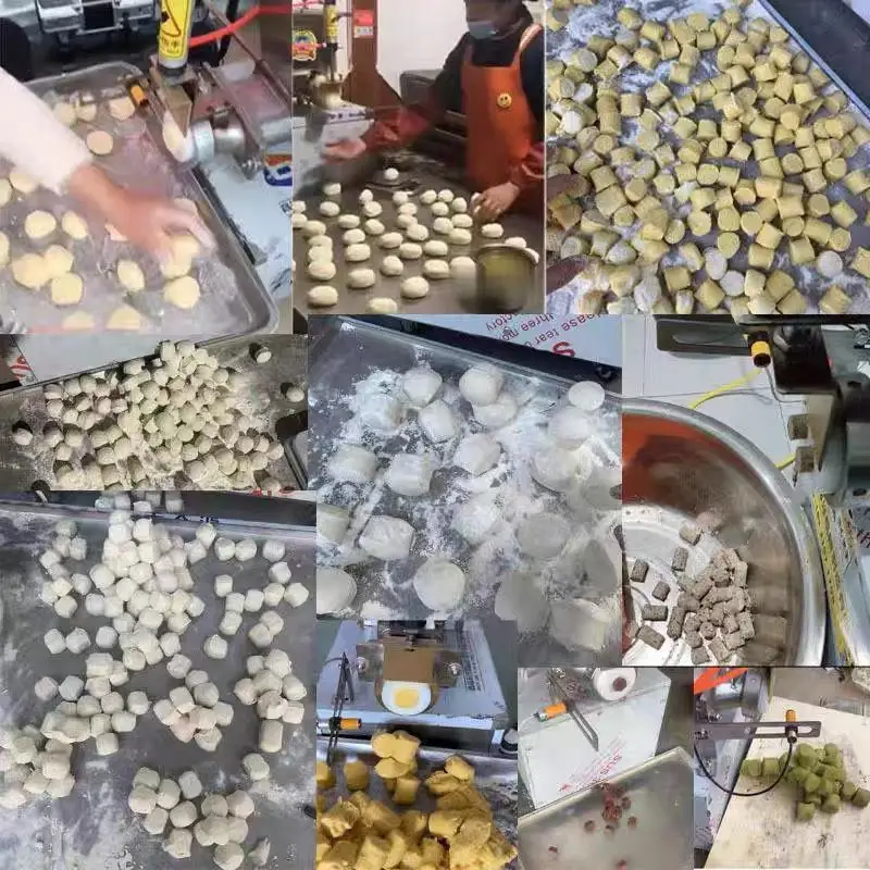 الصناعة الصغيرة التلقائي الفولاذ المقاوم للصدأ العجين الطارد 5-350 جرام الخبز العجين الكرة مقسم آلة قطع العجين