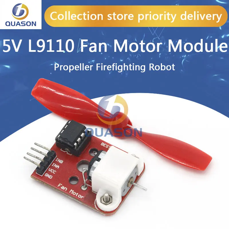 5V L9110 Fan Motor Modul Fan Propeller Feuerwehr Roboter Für Arduino DIY