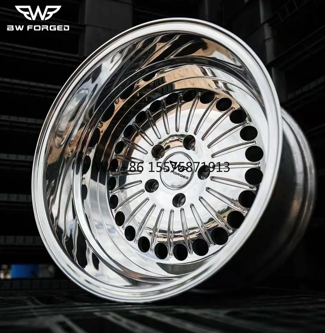

Forged Wheel 21*10j 21*11j Staggered 5X112 Deep Dish Polish T6061 Alloy Rim 22 23 Inch for New 19 Inch 4 Pieces 5x120