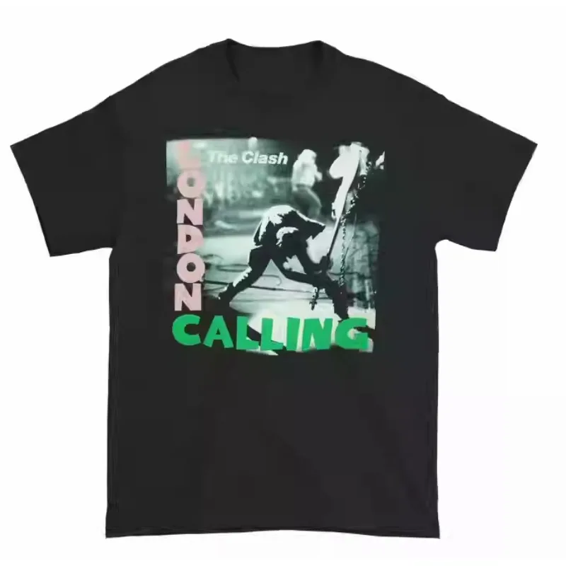 The Clash Band London Calling Thrower Gitarrist, Rock, Kurzarm-T-Shirt, bequem und atmungsaktiv