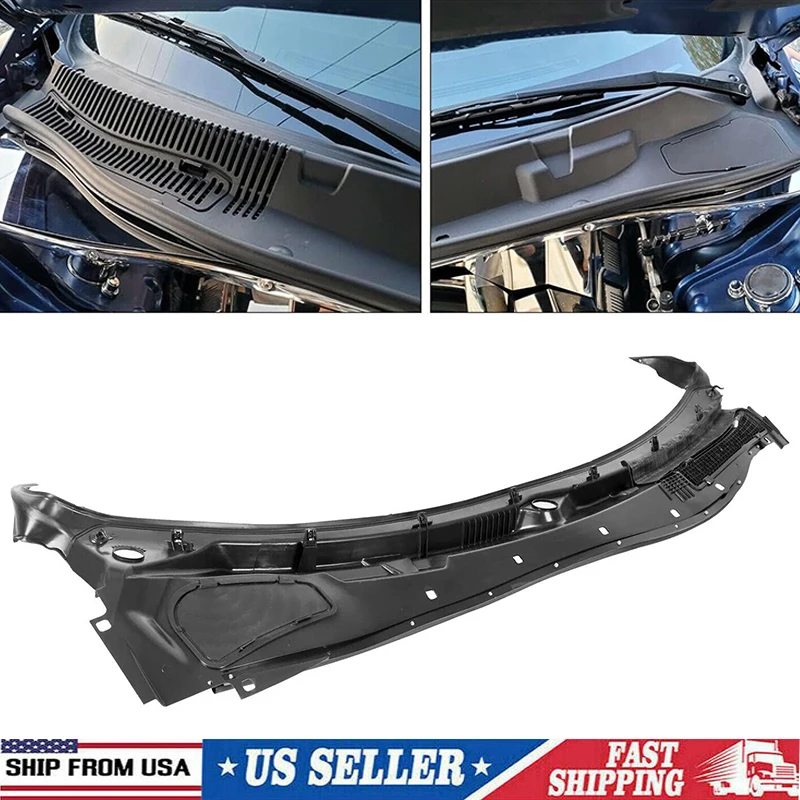 

Windshield Wiper Cowl Grille Panel 5028757AG Compatible with Dodge Challenger 2008 2009 Automotive Body Kit Car Exterior Parts