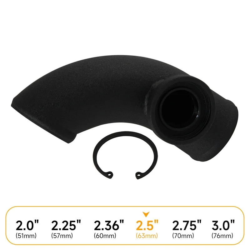90 degree 63mm 2.5\