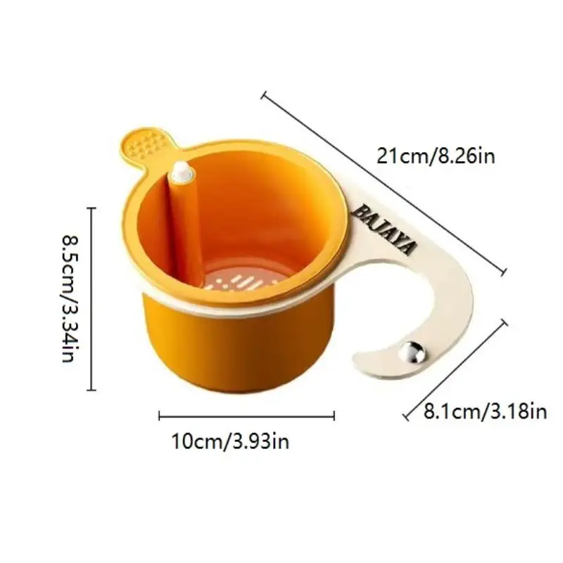 1PCS Adjustable Hanging Sink Drain Basket Kitchen Sink Filter Drainage BowlLeak-Proof Filter Multifunctional Strainer Basket