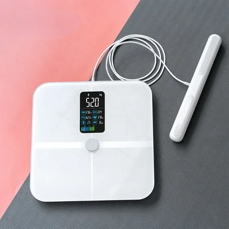 Smart Bioimpedancia Measuring Weighing Analyzer Body Fat Scale with App