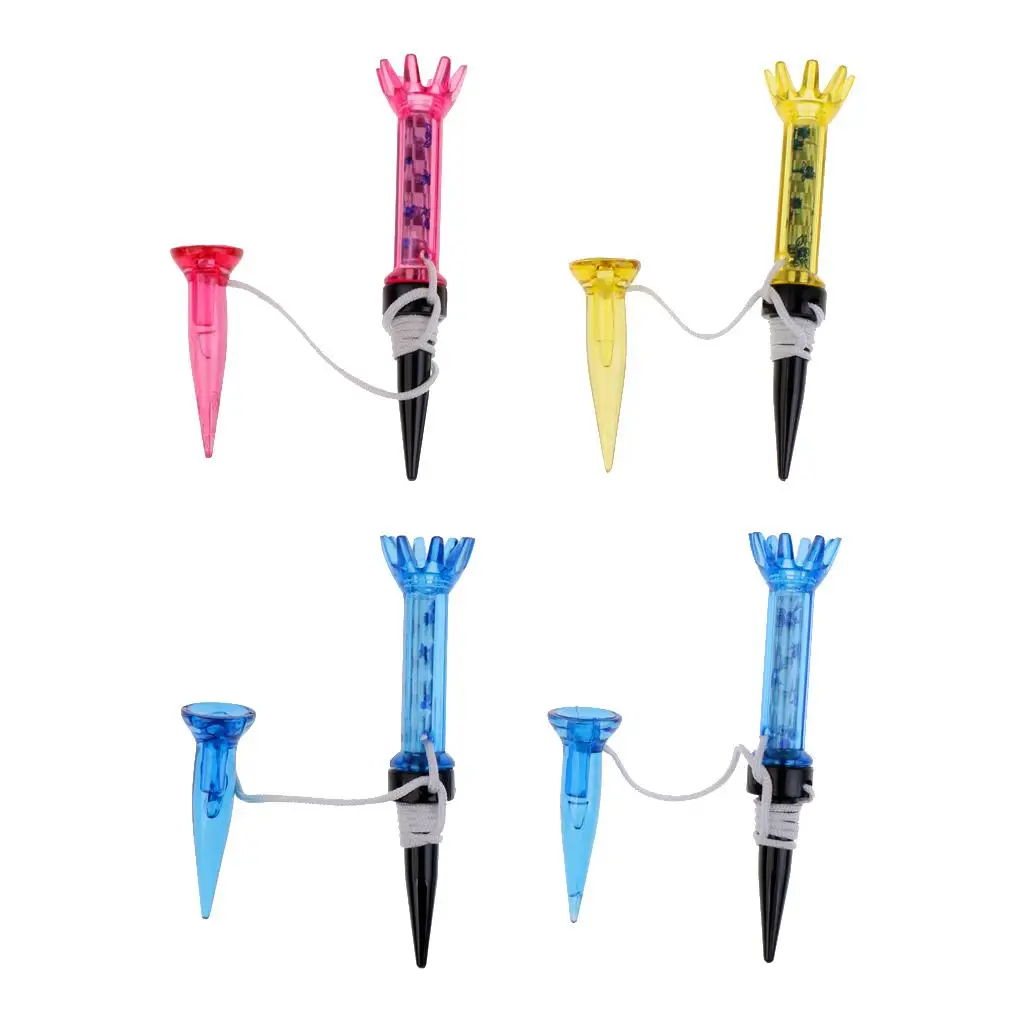 80mm Magnetic Golf Tees Mini Plastic Magnet Tee Golf Accessories for Golf Tee Stand Lost Prevention and Training