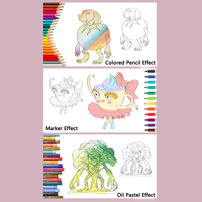 كتب التلوين الإيطالية Brainrot كراسة الرسم مضحك أنيمي لعبة Tralalelo Tralala Tun Sahur تلوين كتب الرسم لوازم الفن هدية