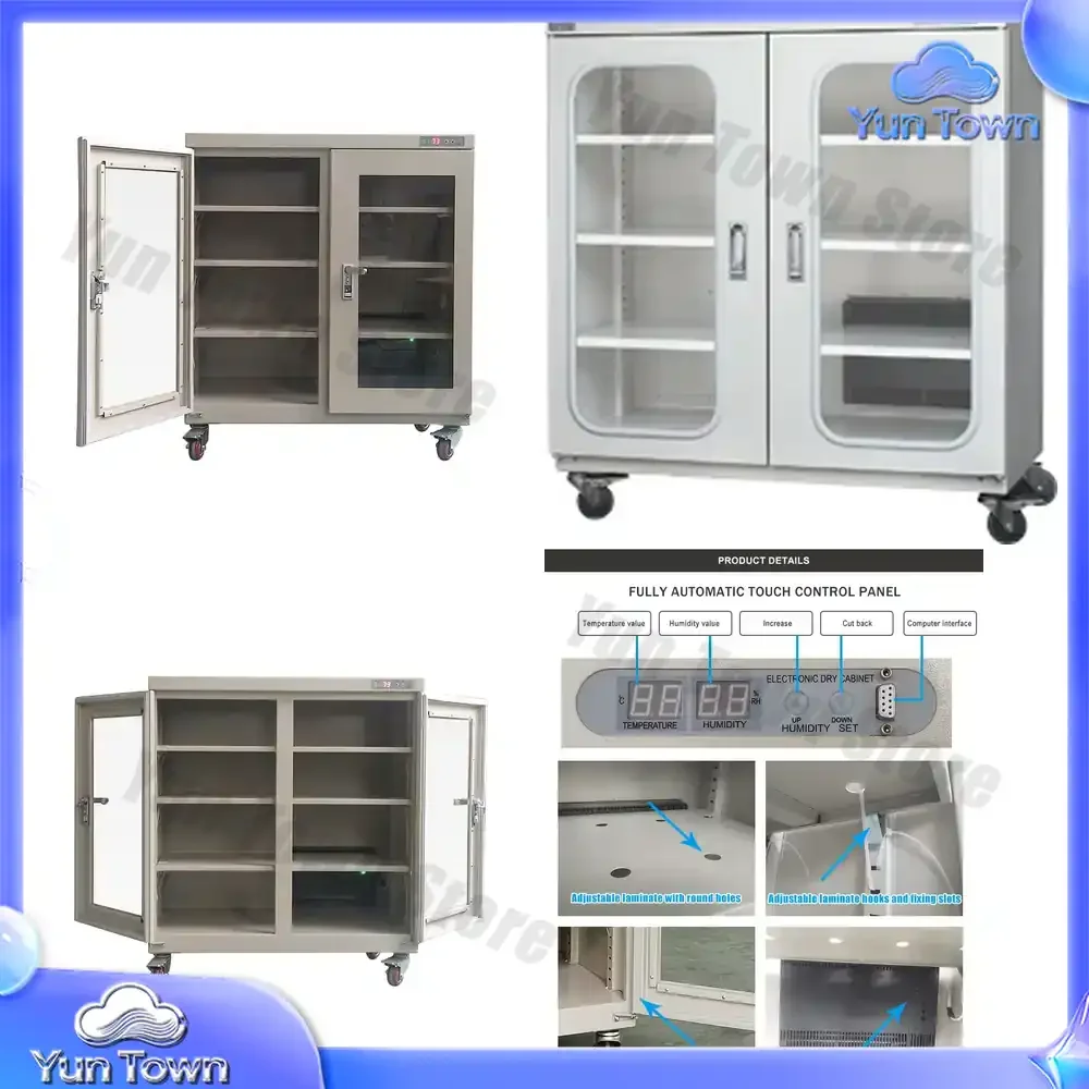 Moisture-Proof File Cabinet Bookshelf With Humidity Control Dehumidifier Dry Cabinet