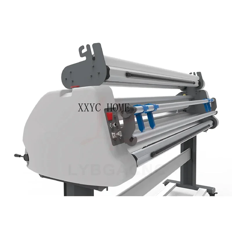 Auto High-Speed Hot Cold Laminating Machine 1600mm English Version Four Roller Cold Hot Laminator Rolling Machine Film Photo