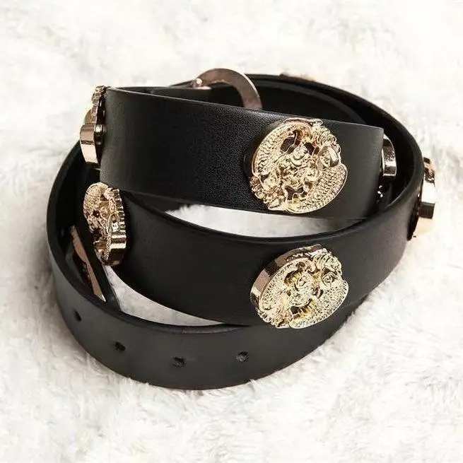 Hanfu Waistbelt, PU Leather Belt for Hanfu Accessories, Cosplay Props Waistseal, Metal Waist Wrap for Men Women Belt