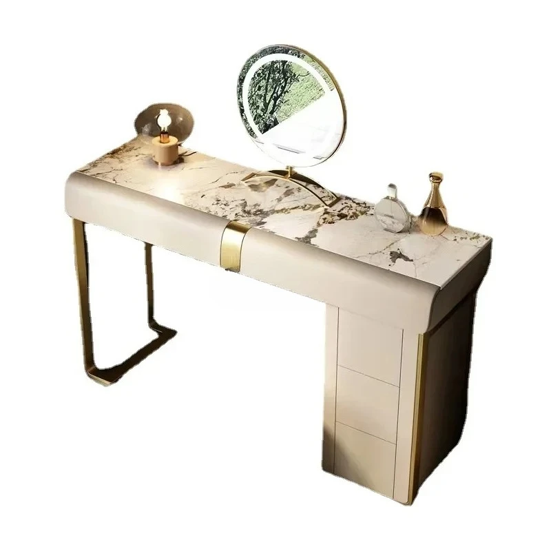 

Simple Small Apartment Nordic Light Luxury Internet CelebrityStyle Makeup Table