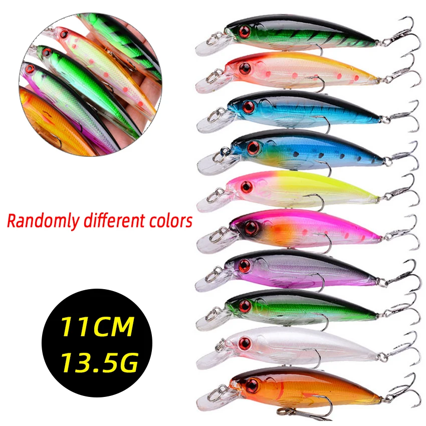 3/5/8-teiliges Zufälliges Angelköder-Set, Wobbler-Set, Mini-Crank-Angelköder, Künstlicher Köder-Kit, Minnow-Angelzubehör