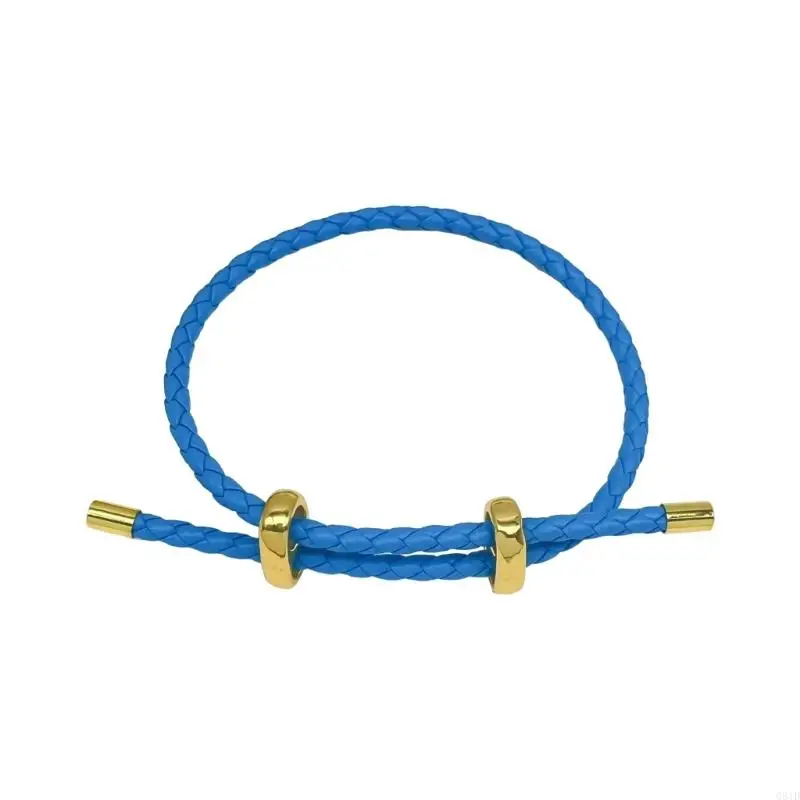  Couple Steel Rope Bracelet with Adjustable Titaniums Clasp Stylish Wristband Unisex Wrist Jewelry for Men Women