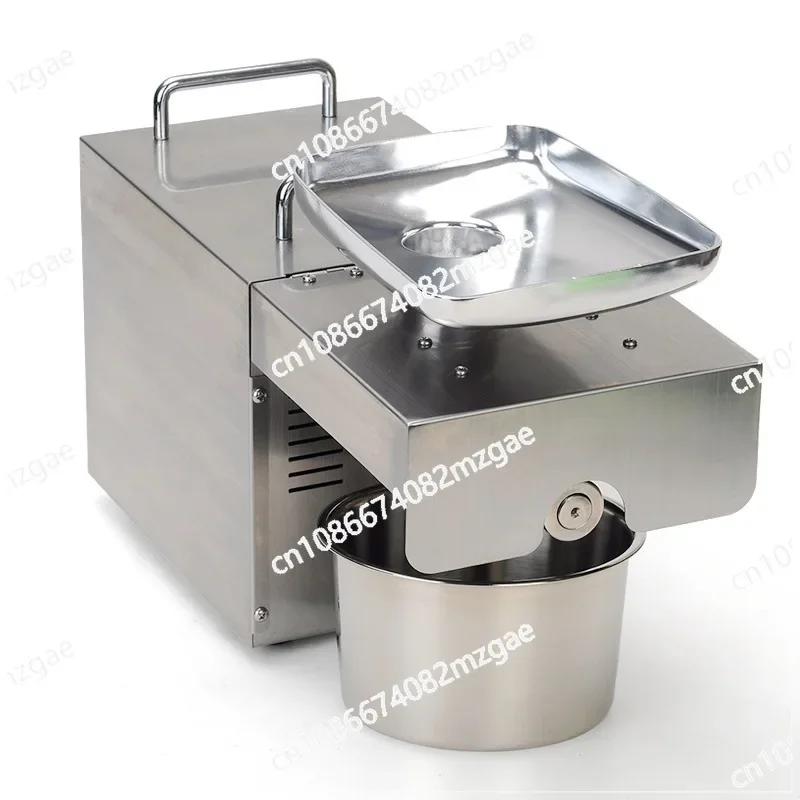 Automatic household and commercial stainless steel oil press hot and cold oil press