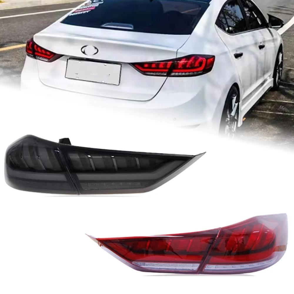 

AKD автомобильный Стайлинг для Hyundai Elantra задние фонари 2017-2018 новый Elantra MD светодиодный задний фонарь DRL сигнальный тормоз задний ход автоаксессуары