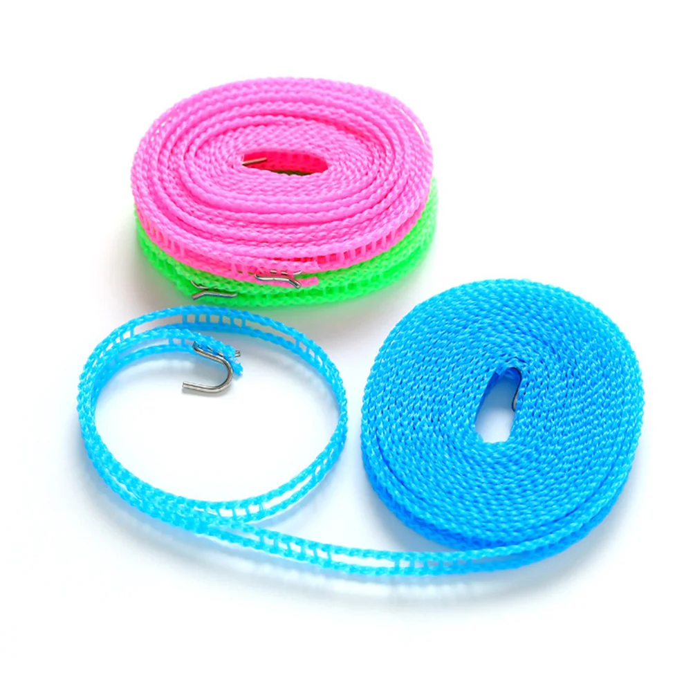 

3 Meter Travel Clothesline Portable Waterproof Antiskid Stretchable Clothes Drying Rope Outdoor Use Clothes Drying Rope