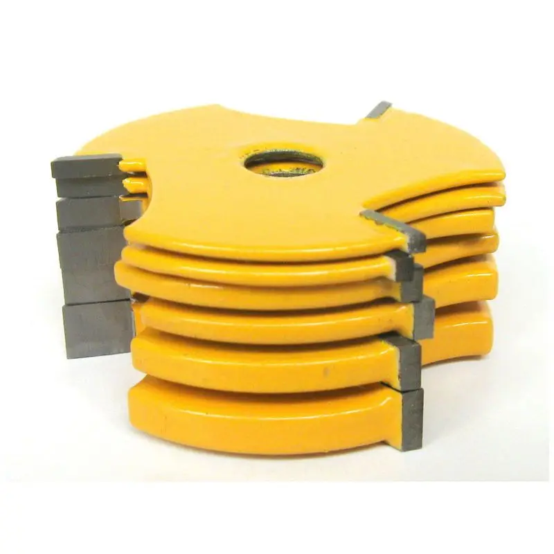 ใหม่สล็อตก้าน1/4นิ้ว8ชิ้นประกอบ6เครื่องตัดและชุดบิตเราเตอร์2 arbors