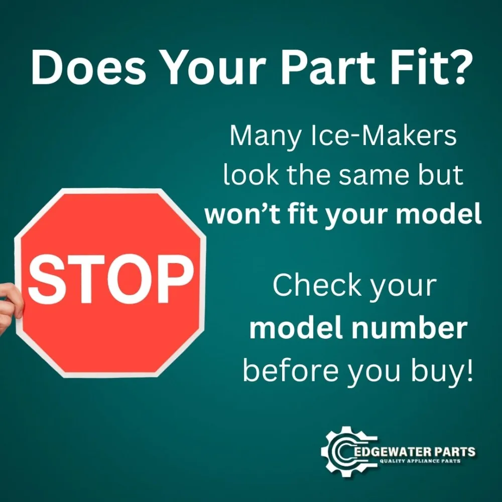 صانعة الثلج 61005508 متوافقة مع ثلاجات ويرلبول وكينمور وكيتشن إيد - تضمن المقاس والأنشطة المناسبة #5