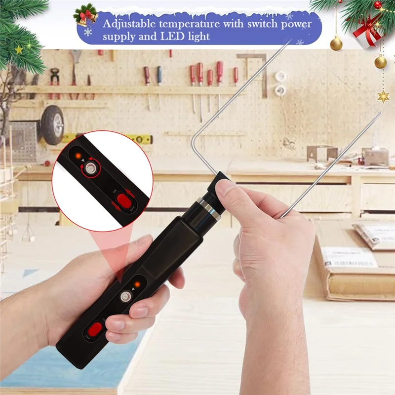 

ABJO-Multifunctional Foam Cutting Cutter Hot Knife Foam Soldering Iron Welding Ring Carving Tools EVA, EPS,US Plug