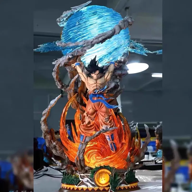 

Anime Dragon Ball Goku Series Model 23cm Goku Action Figure GK PVC Decorative Desktop Ornaments Collectible Toy Gift