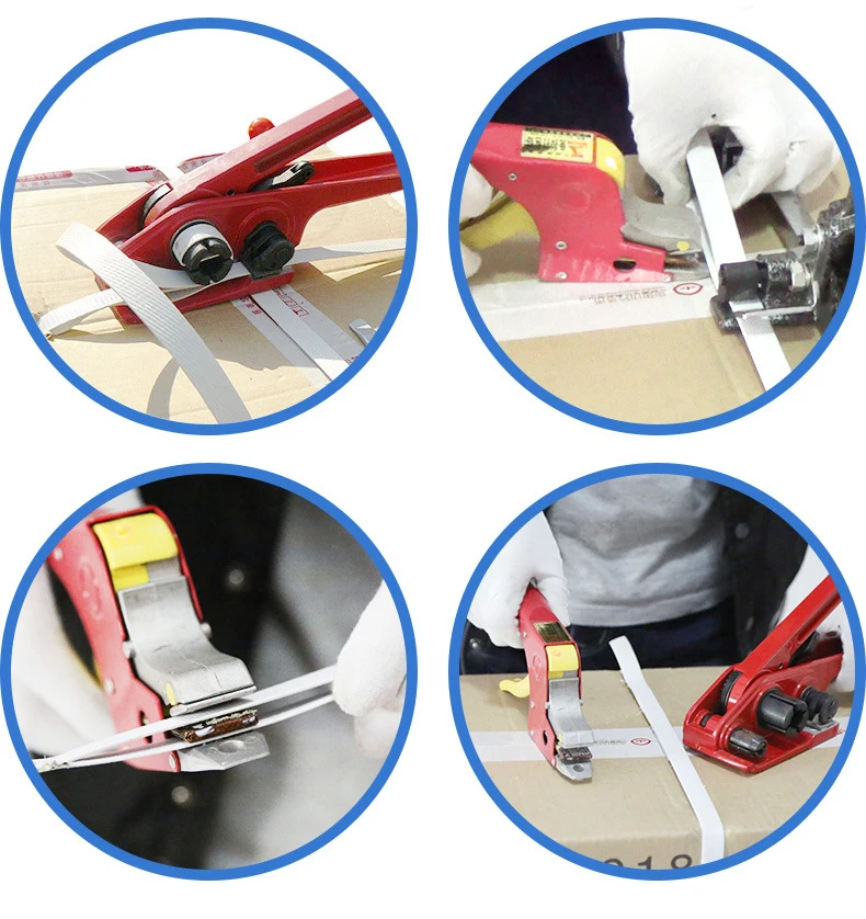 One Set Electric Welding Strapping Heating Tool Manual Seal Strapper Banding Handy Straps Tightener Tensioner Machine 220V