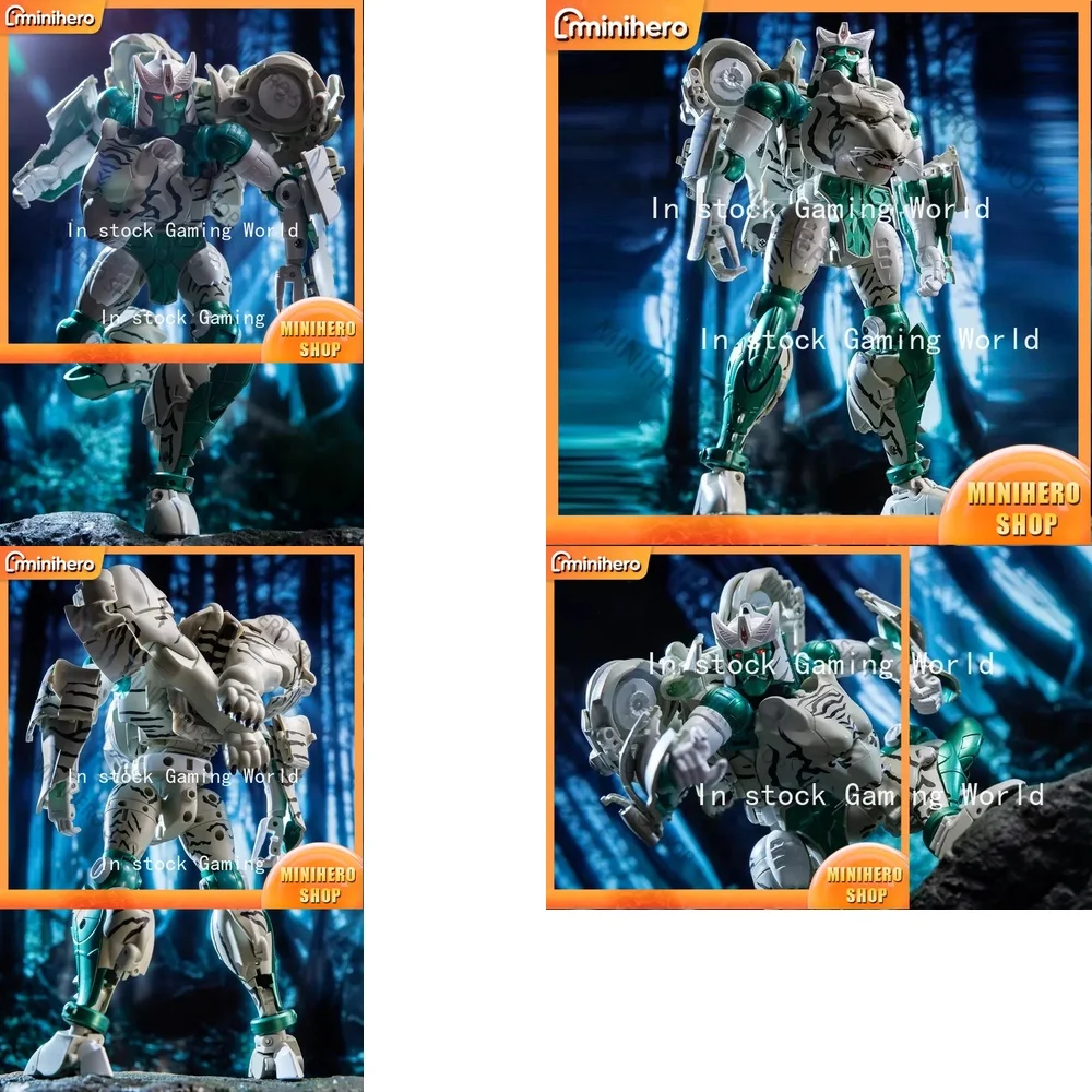 

In Stock KO Version BW10 Orc MP50 White Tiger Warrior Transformation Toy Movable Action Figure Robot Collectible Model Gift