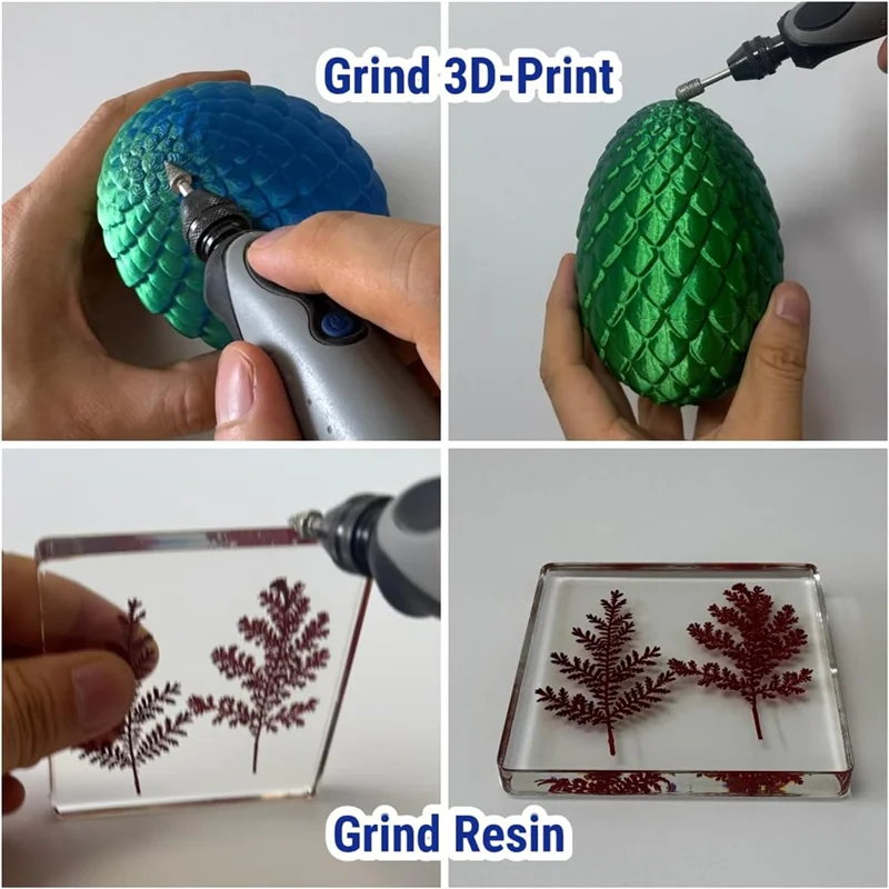 PORK-20Pcs 60-Körnung Diamant Grinder Bit Schaft Kompatibel Für Stein Glas Harz Porzellan Quarz Glasur Stahl schnitzen