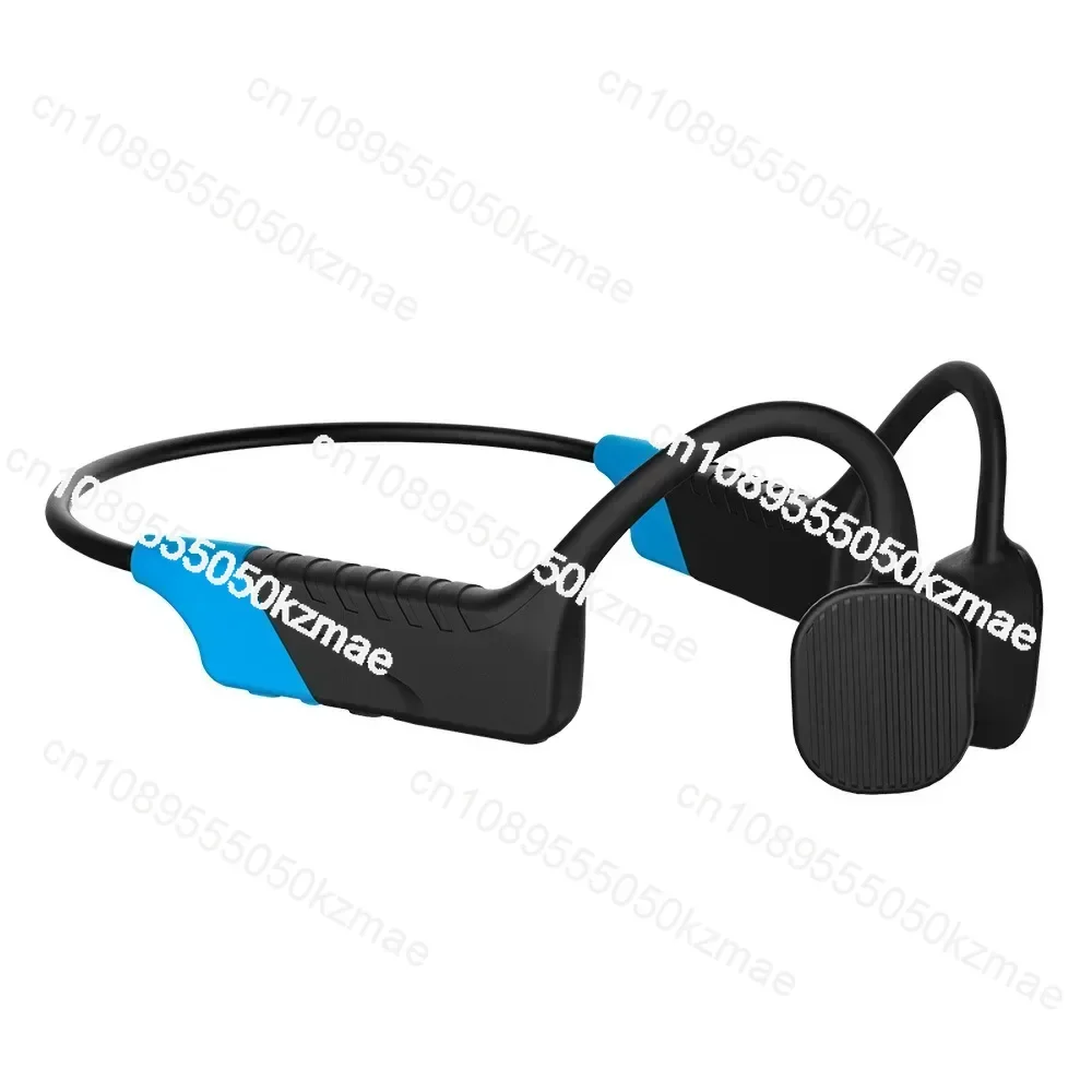 Underwater Wireless Bone Conduction Headphone, IPX8 Waterproof Swim Coach Walkie Talkie Earphone for Diving Training