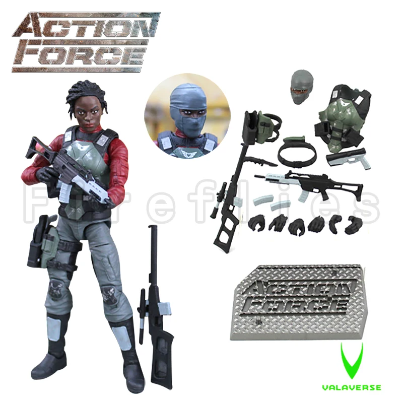 1/12 6inches Valaverse Action Force Action Figure Wave 3 Kill-Switch Anime Model For Gift