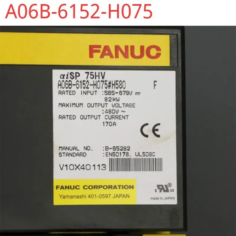 A06B-6152-H075 second-hand tested ok  Servo Drive in good Condition